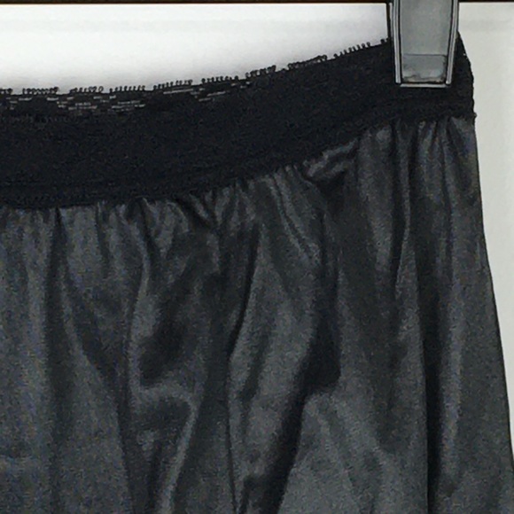 Vintage FRENCH MAID Half Slip black lace - Picture 8 of 14